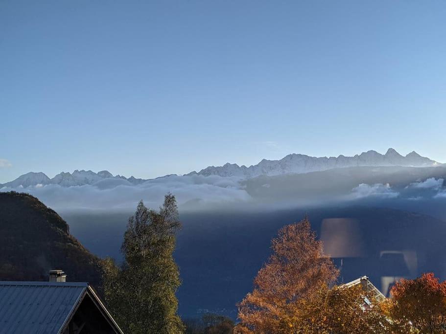 Maison Familiale En Montagne Avec Vue Merveilleuse Sur Le Massif De Belledonne Saint-Bernard  المظهر الخارجي الصورة