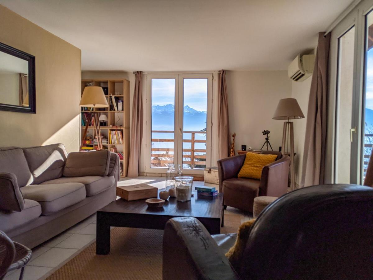 Maison Familiale En Montagne Avec Vue Merveilleuse Sur Le Massif De Belledonne Saint-Bernard  المظهر الخارجي الصورة